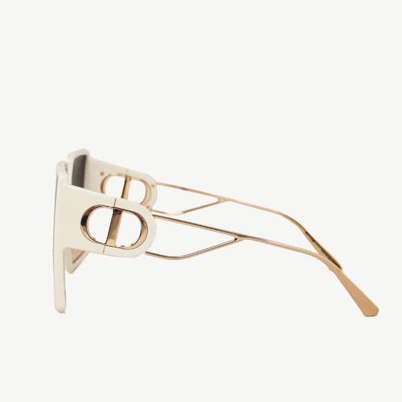 Dior 30Montaigne SU 95B2 White CD Geometric-Square Sunglasses - Picture 5 of 12
